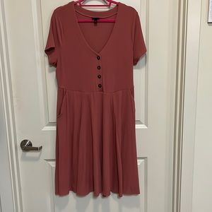 Pink Cotton Torrid Dress